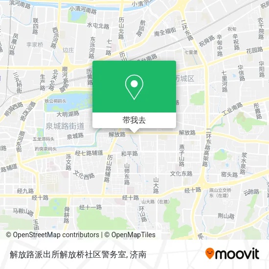 解放路派出所解放桥社区警务室地图