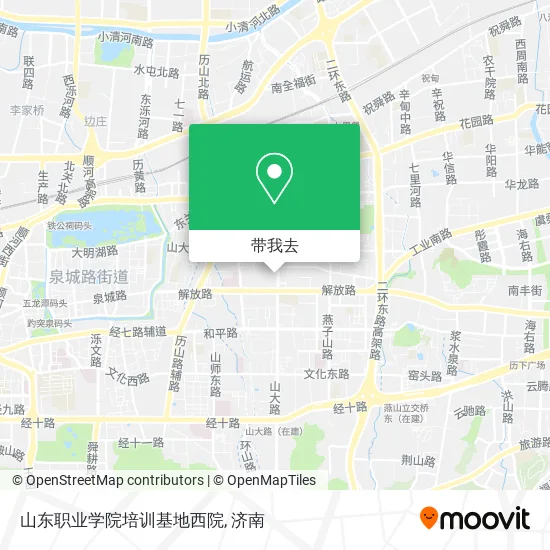 山东职业学院培训基地西院地图