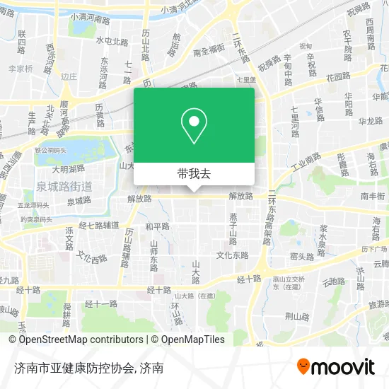 济南市亚健康防控协会地图