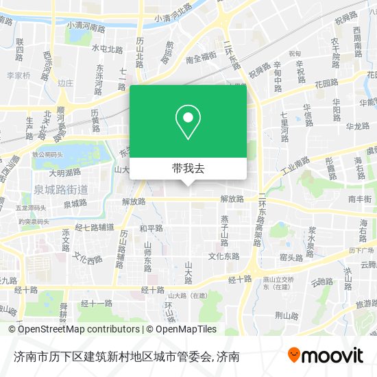 济南市历下区建筑新村地区城市管委会地图