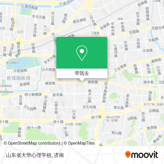 山东省大华心理学校地图