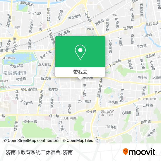 济南市教育系统干休宿舍地图