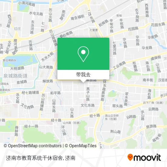 济南市教育系统干休宿舍地图