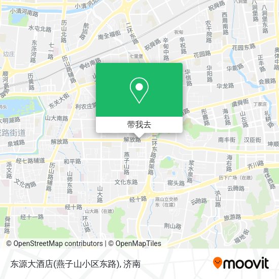 东源大酒店(燕子山小区东路)地图