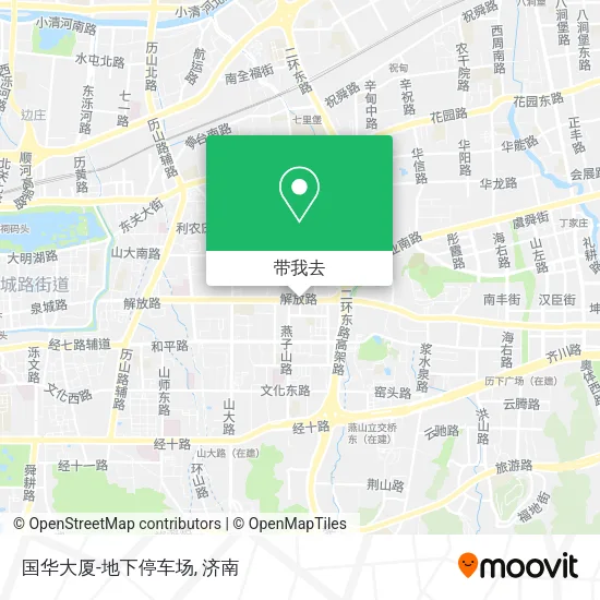 国华大厦-地下停车场地图