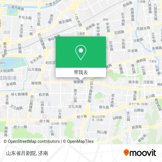 山东省吕剧院地图