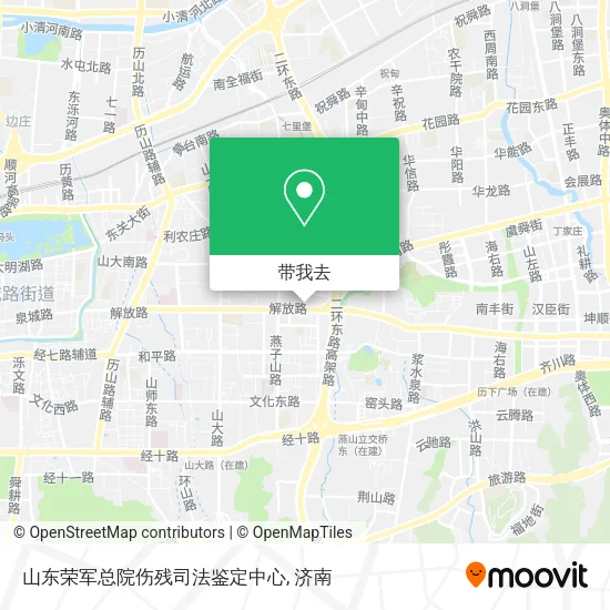 山东荣军总院伤残司法鉴定中心地图