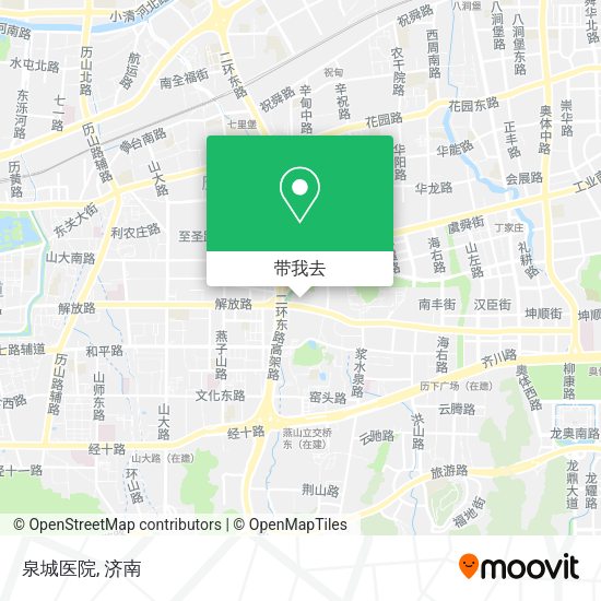 泉城医院地图
