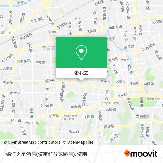 锦江之星酒店(济南解放东路店)地图
