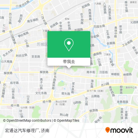宏通达汽车修理厂地图