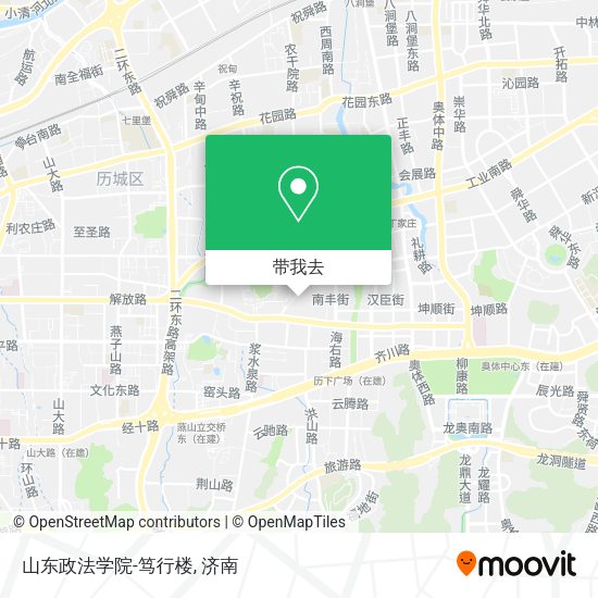 山东政法学院-笃行楼地图
