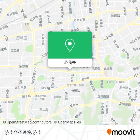 济南华圣医院地图