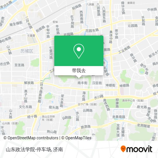 山东政法学院-停车场地图