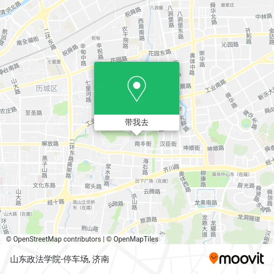 山东政法学院-停车场地图