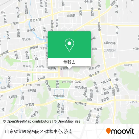 山东省立医院东院区-体检中心地图
