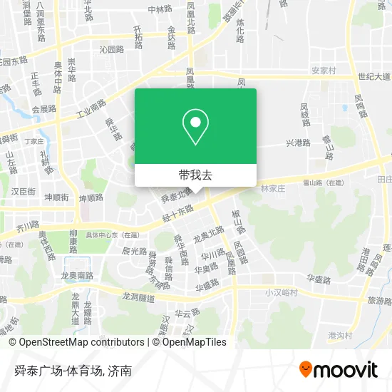 舜泰广场-体育场地图