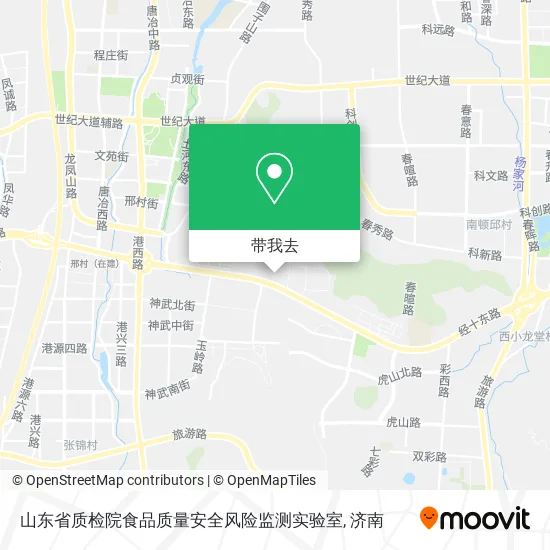 山东省质检院食品质量安全风险监测实验室地图