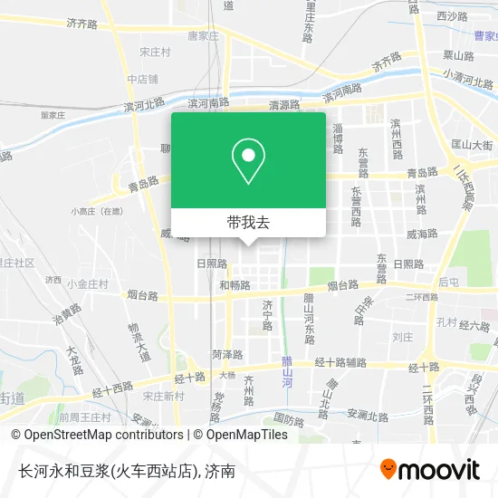 长河永和豆浆(火车西站店)地图