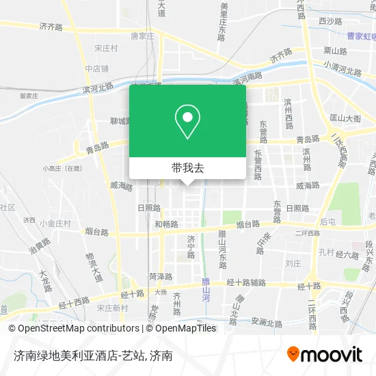 济南绿地美利亚酒店-艺站地图