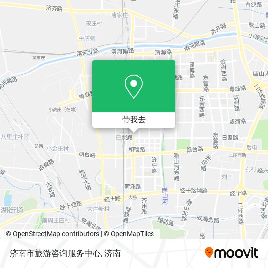 济南市旅游咨询服务中心地图