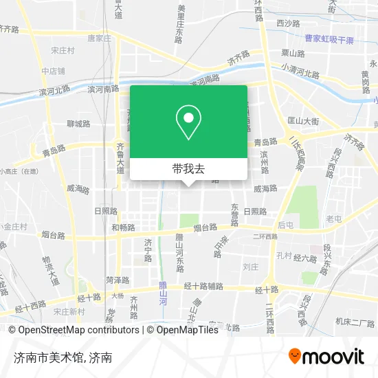 济南市美术馆地图