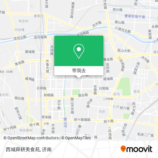 西城舜耕美食苑地图