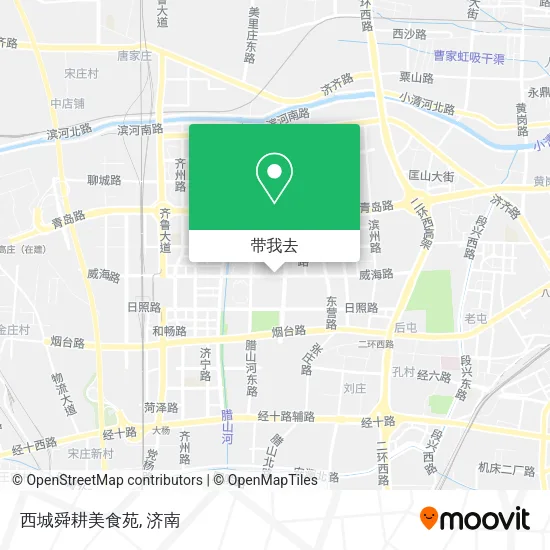 西城舜耕美食苑地图