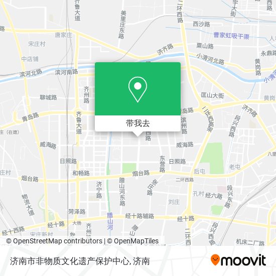 济南市非物质文化遗产保护中心地图