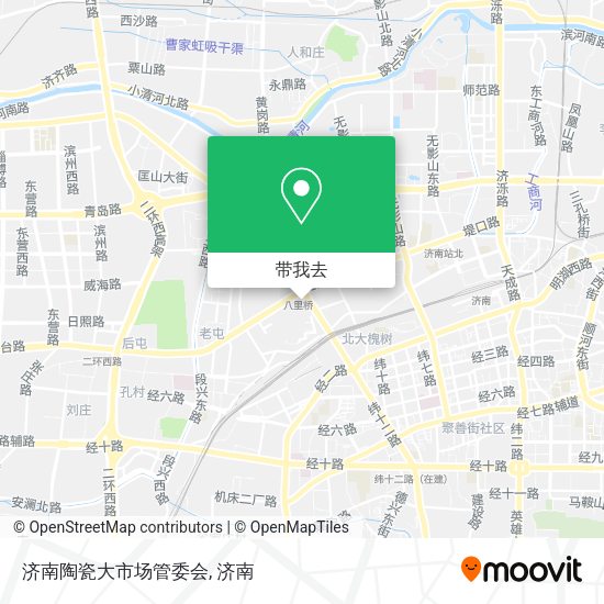 济南陶瓷大市场管委会地图