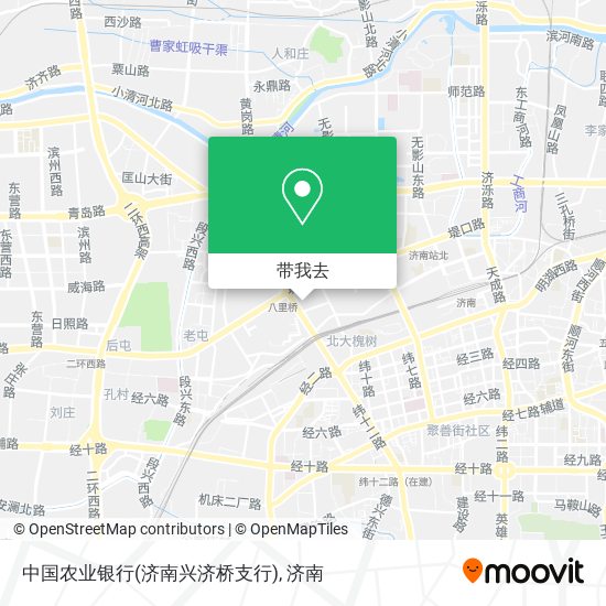 中国农业银行(济南兴济桥支行)地图