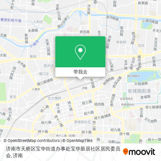 济南市天桥区宝华街道办事处宝华新居社区居民委员会地图
