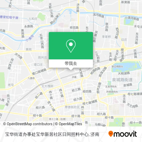 宝华街道办事处宝华新居社区日间照料中心地图