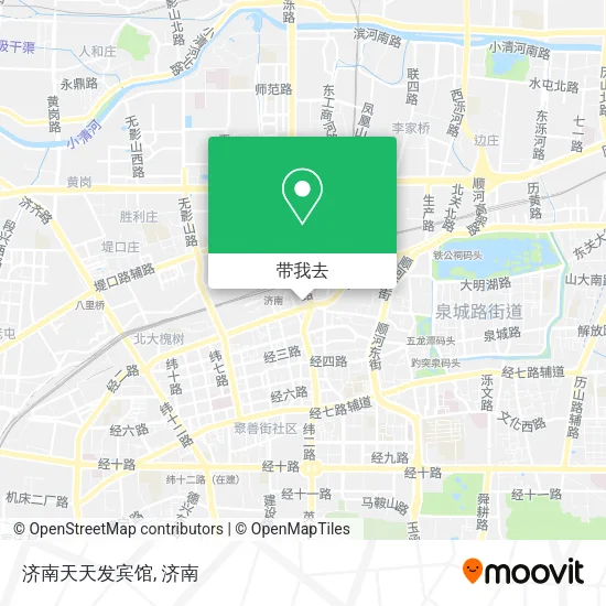 济南天天发宾馆地图