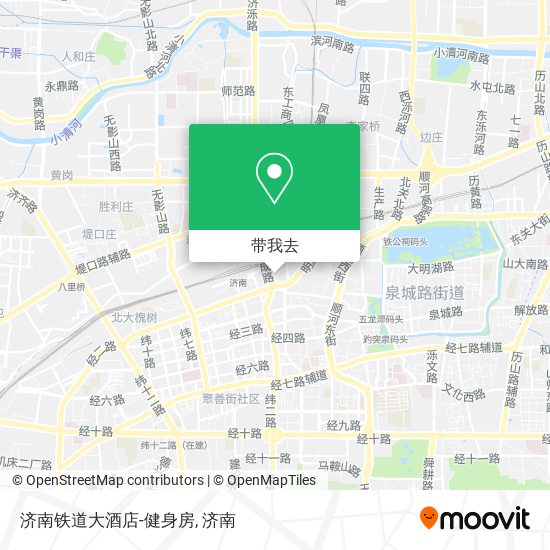 济南铁道大酒店-健身房地图