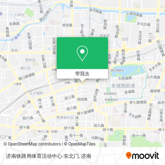 济南铁路局体育活动中心-东北门地图