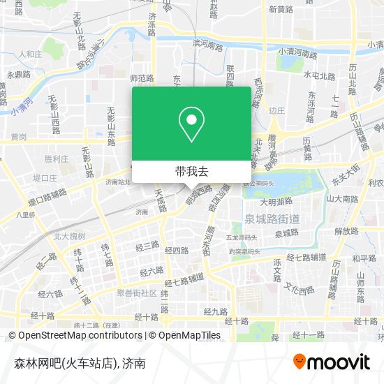森林网吧(火车站店)地图