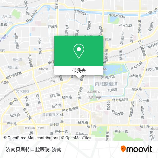 济南贝斯特口腔医院地图