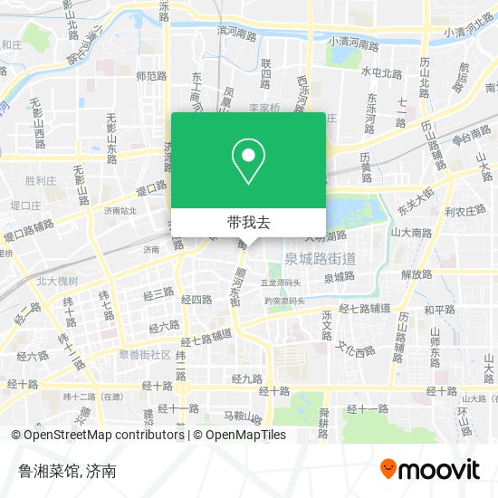 鲁湘菜馆地图