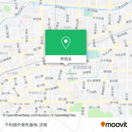 千利德中老年服饰地图