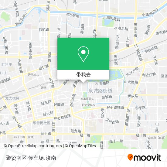聚贤南区-停车场地图