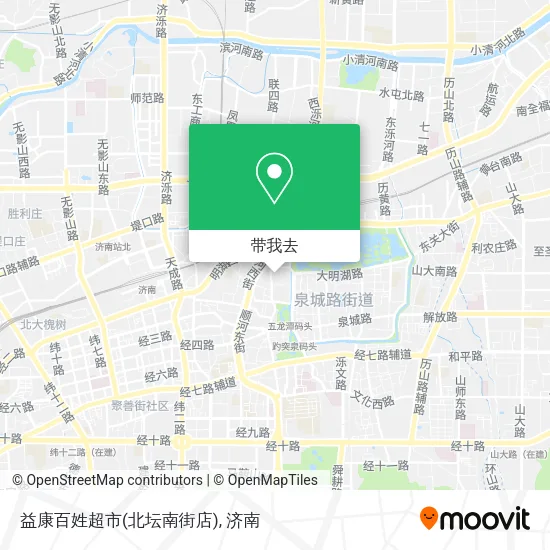 益康百姓超市(北坛南街店)地图