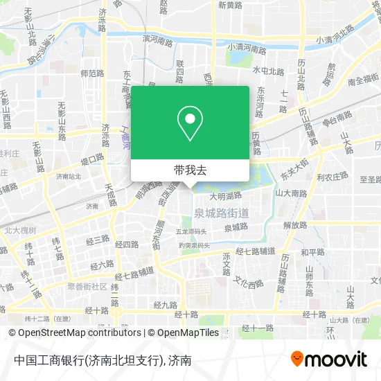 中国工商银行(济南北坦支行)地图