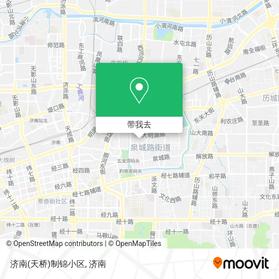 济南(天桥)制锦小区地图