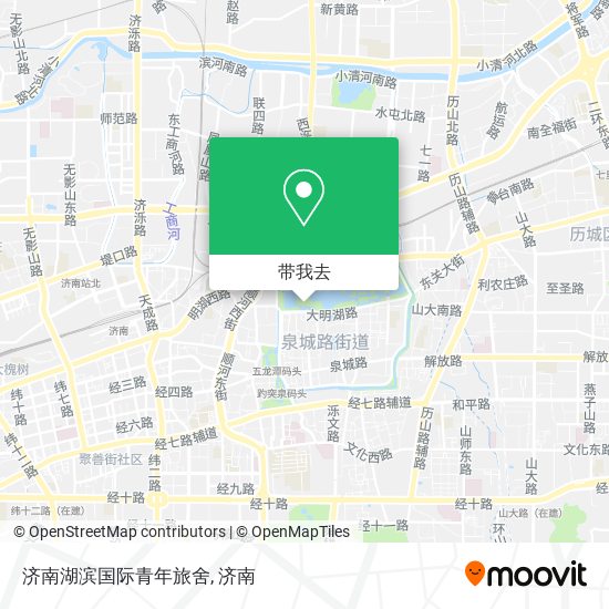 济南湖滨国际青年旅舍地图