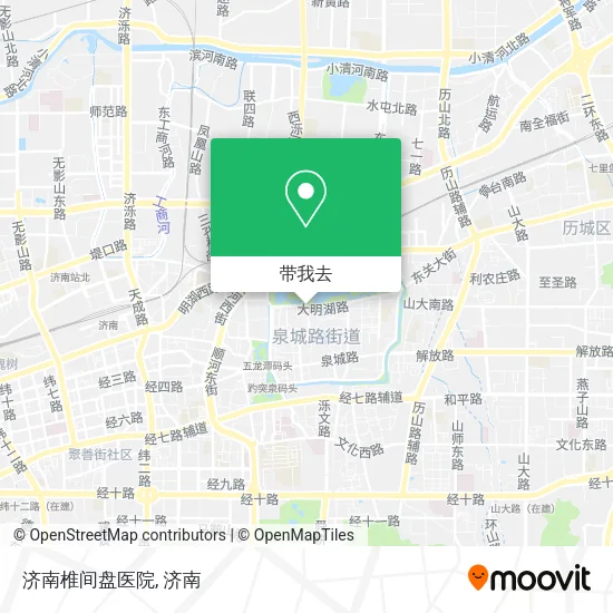 济南椎间盘医院地图