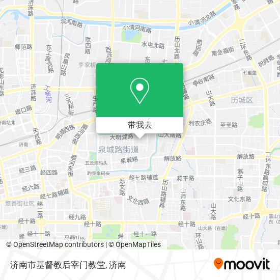 济南市基督教后宰门教堂地图
