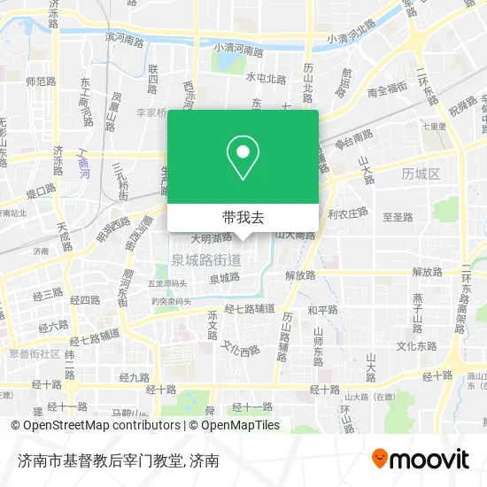 济南市基督教后宰门教堂地图