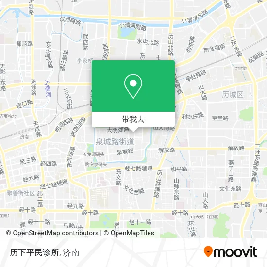 历下平民诊所地图