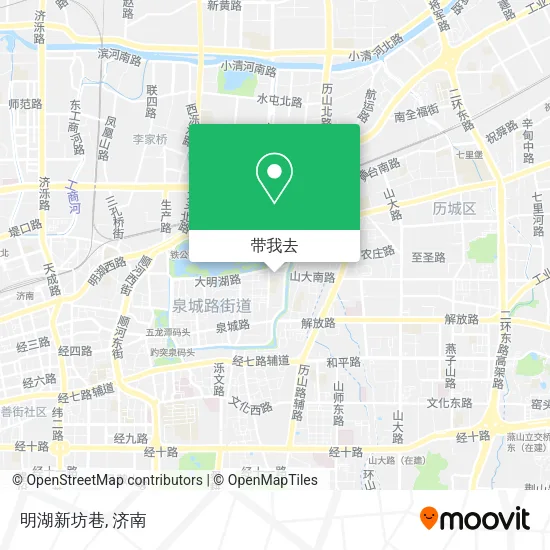 明湖新坊巷地图