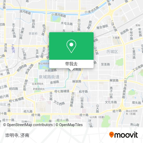 崇明寺地图